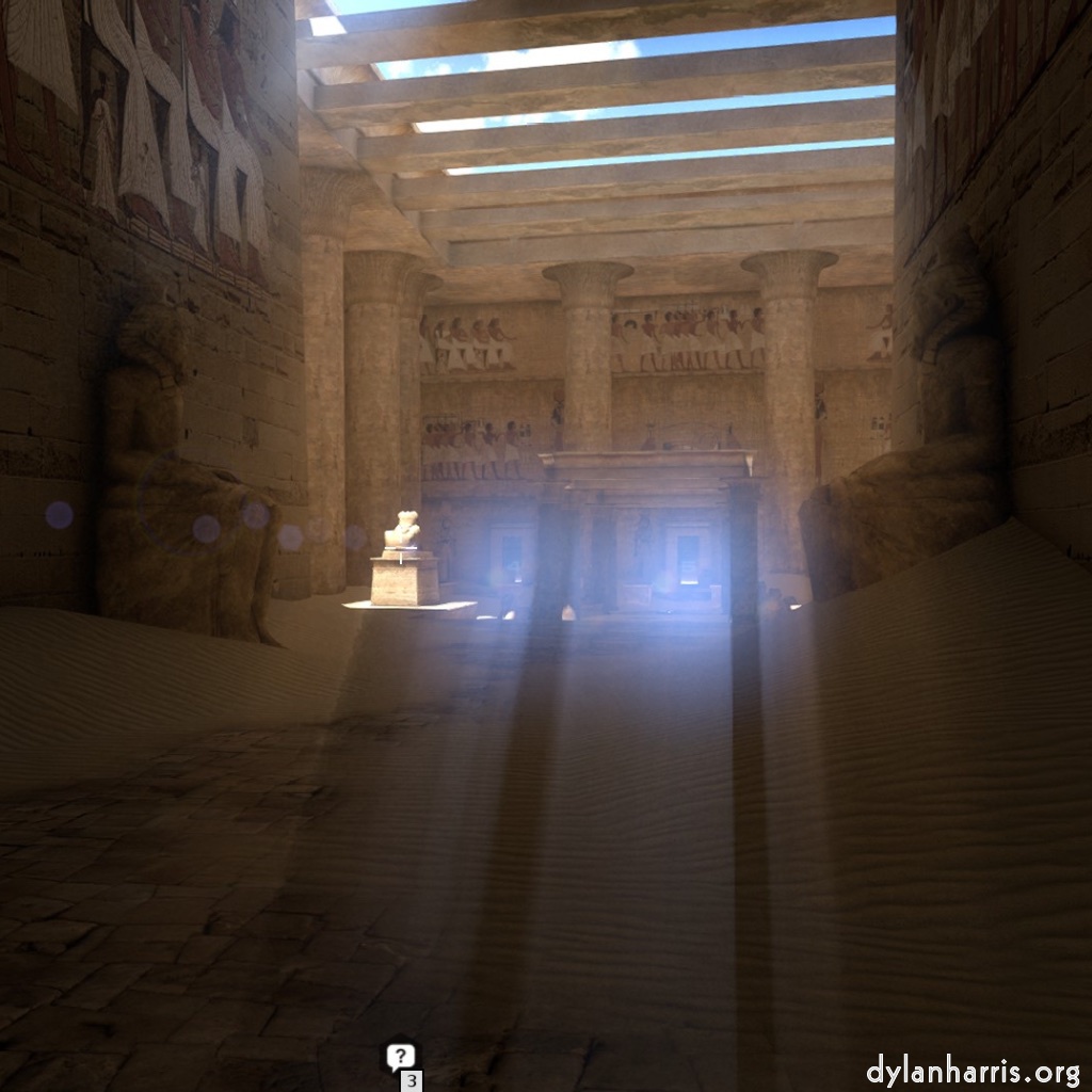the ancient egyptians had lens flare too