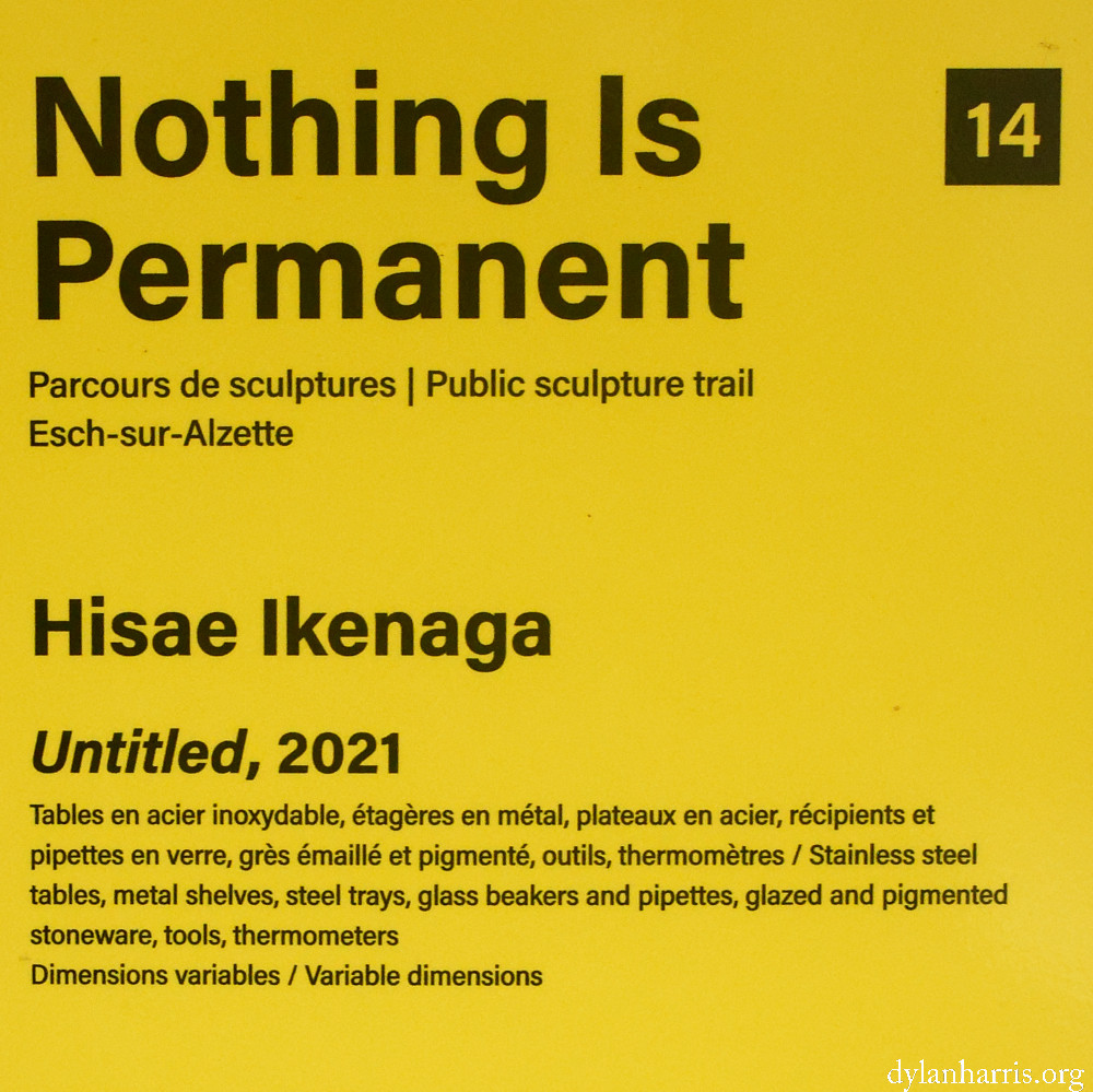 image: This is ‘nothing is permament (i) 3’.