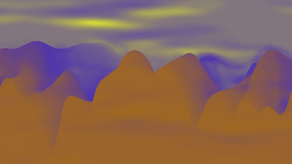 Image 'reflets — msg — abstract mountain 2 2'.