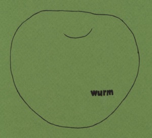 image: Wurm im apfel logo