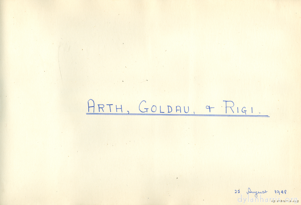 image: Arth, Goldau & Rigi. 22 August 1948