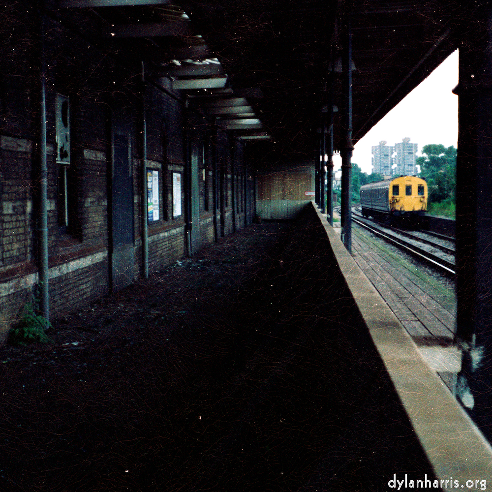Clapham station, London, as was, from the mid 1980s.