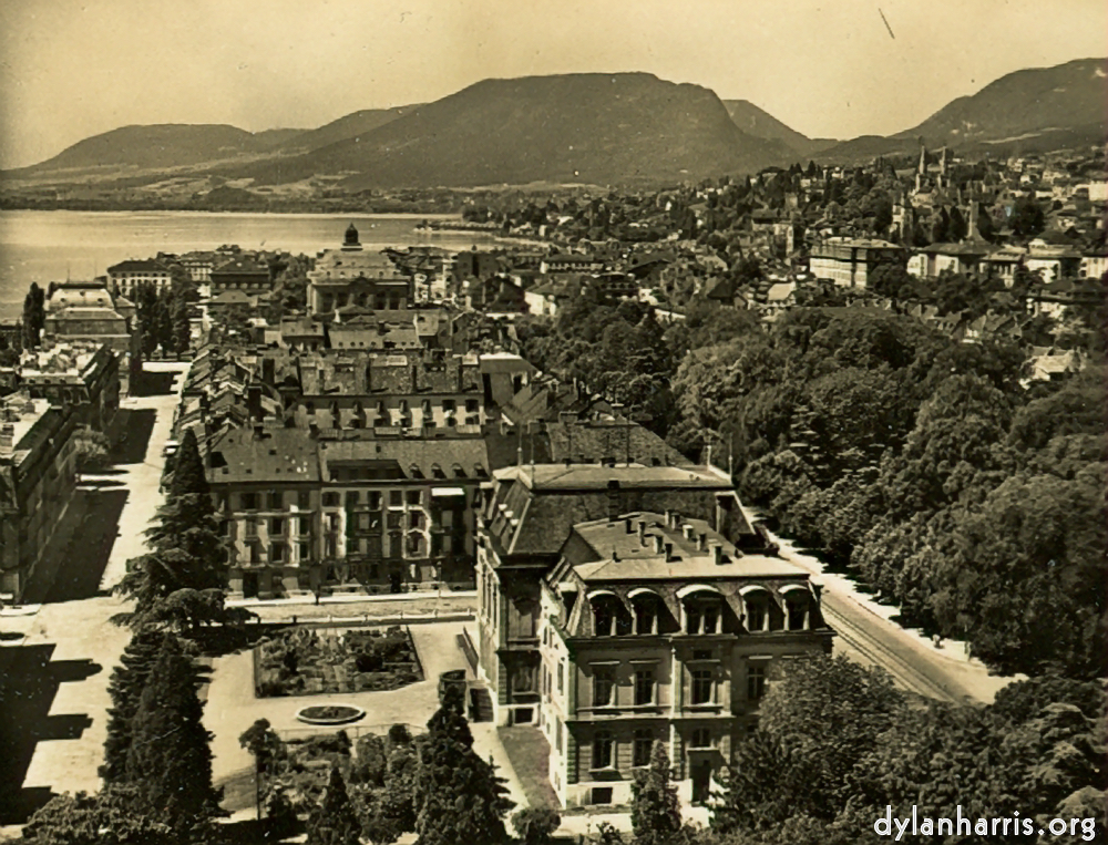 image: Postcard [[ Lower City from the Catholic Church. ]]
