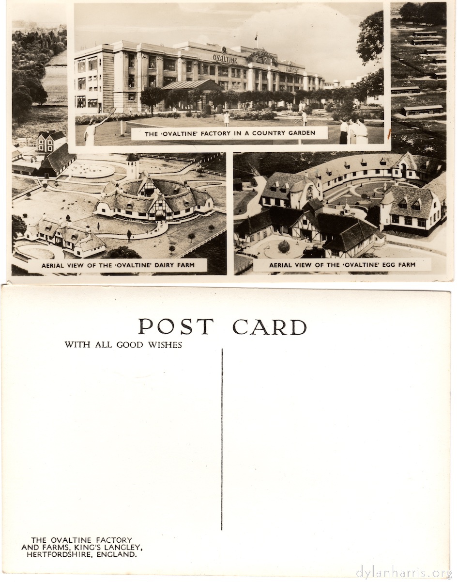 image: A 1960 Ovaltine postcard