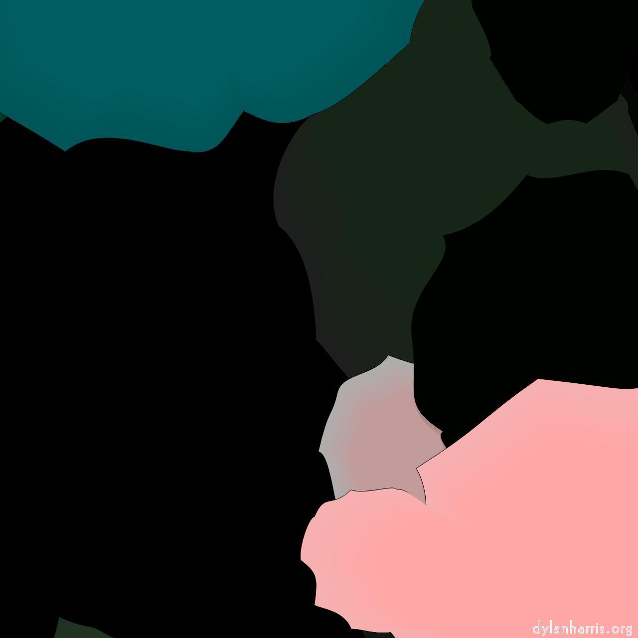 Image: abstract shapes - vector :: big blob shadow