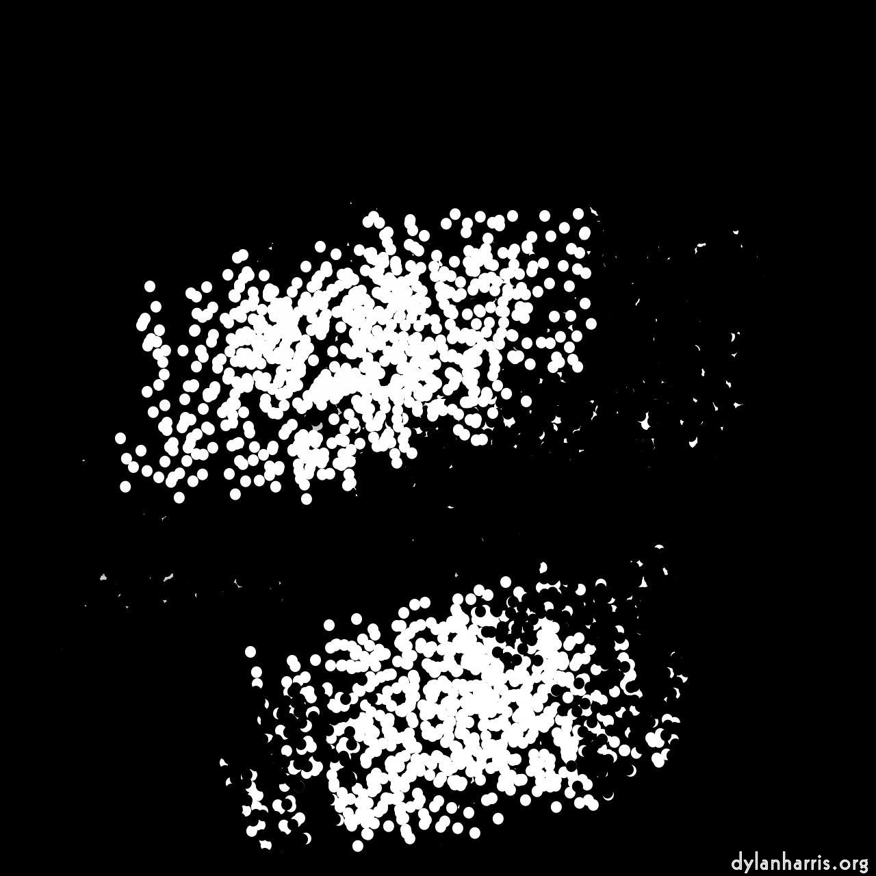 Image: vector backgrounds :: pointillistic pressure changes size