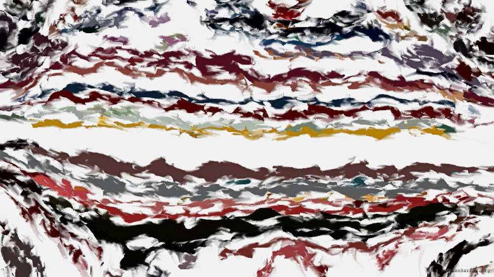 Image 'reflets — paint action sequence — iterative processes 6 4'.