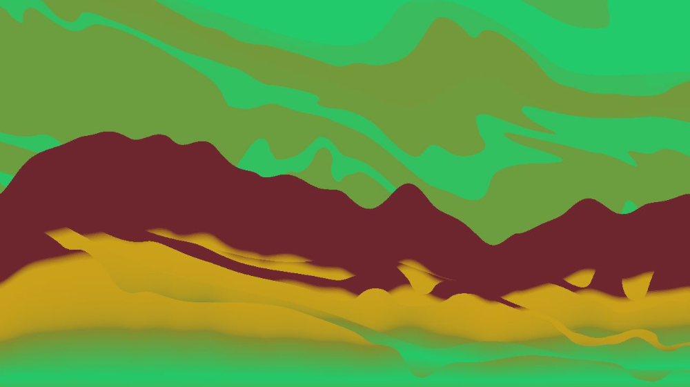 Image 'reflets — msg — abstract mountain 2 3'.