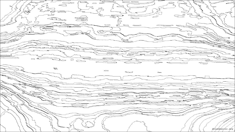 Image 'reflets — paint action sequence — outlines 5'.