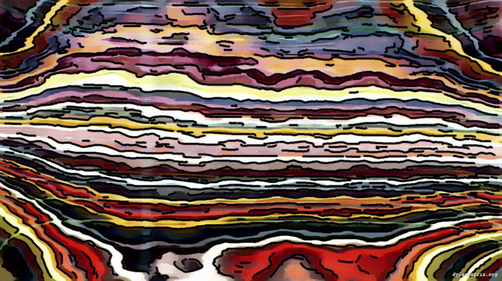 Image 'reflets — paint action sequence — source abstractions 1 2'.