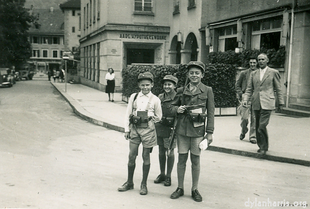 Young Members of a Swiss Youth Movement at Baden.