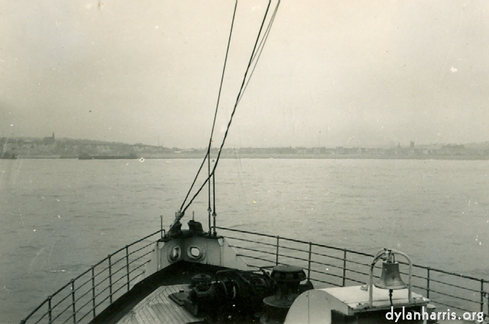 Approaching Dieppe from S.S. “Worthing”.