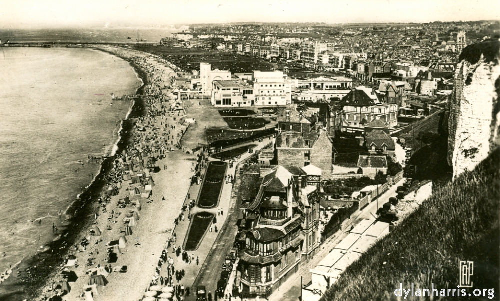 Postcard: The Sea Front at Dieppe.